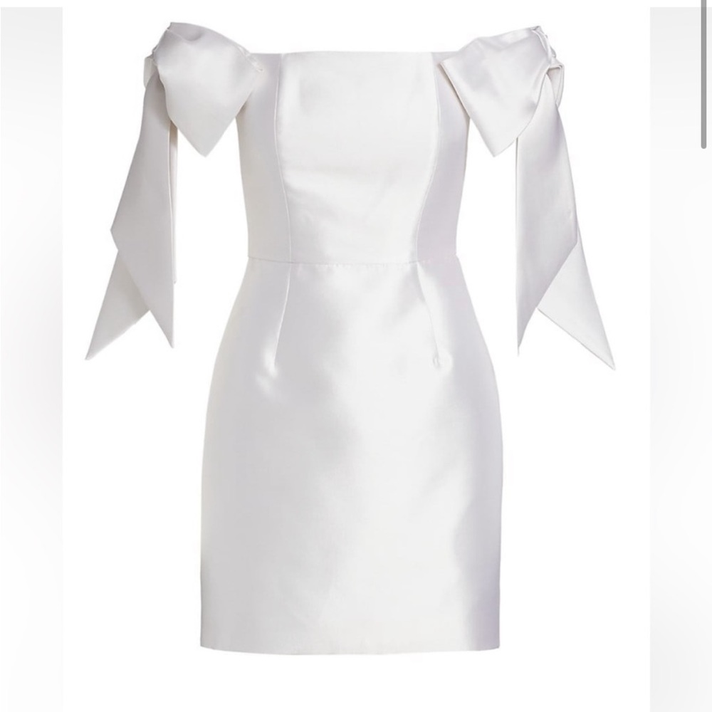 Alexia Maria Isabella silk-wool blend mini dress